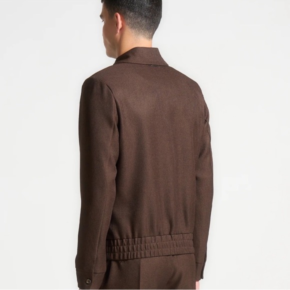 Maniere De Voir Brown Lightweight Zip-Up Jacket
SZ L - Picture 6 of 13